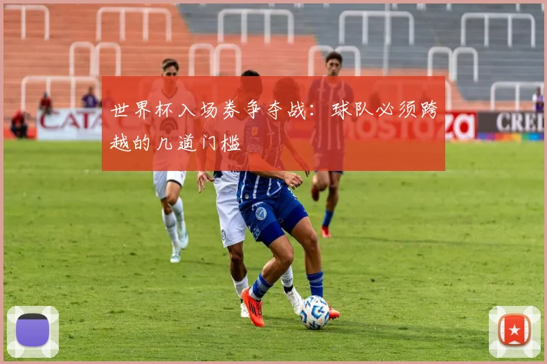 世界杯入场券争夺战:球队必须跨越的几道门槛
